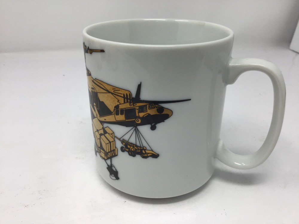 Synthetic Flight Training Systems Coffee Cup Mug Gold Black
