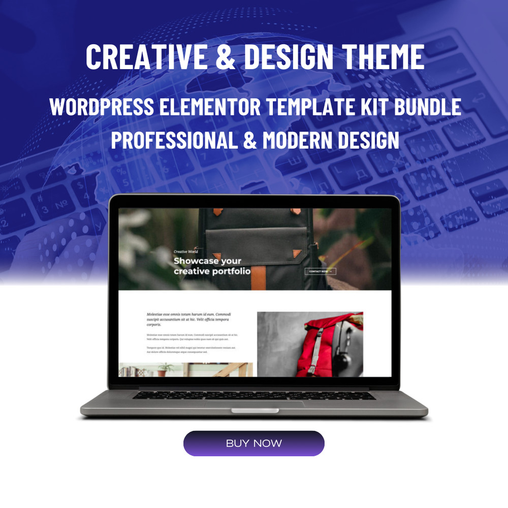 Premium Wordpress Elementor Template Kit Bundle | Creative & Design theme