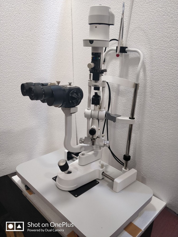 Biomicroscope 3 Step Slit Lamp Microscope With Beam Spilter