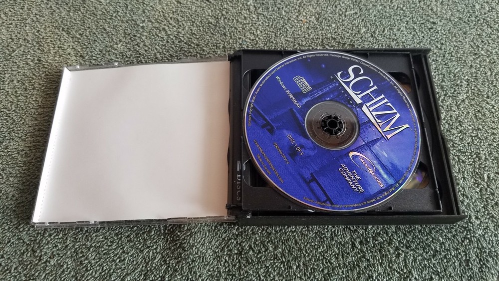 SCHIZM Mysterious Journey PC 2001 Five Discs D2