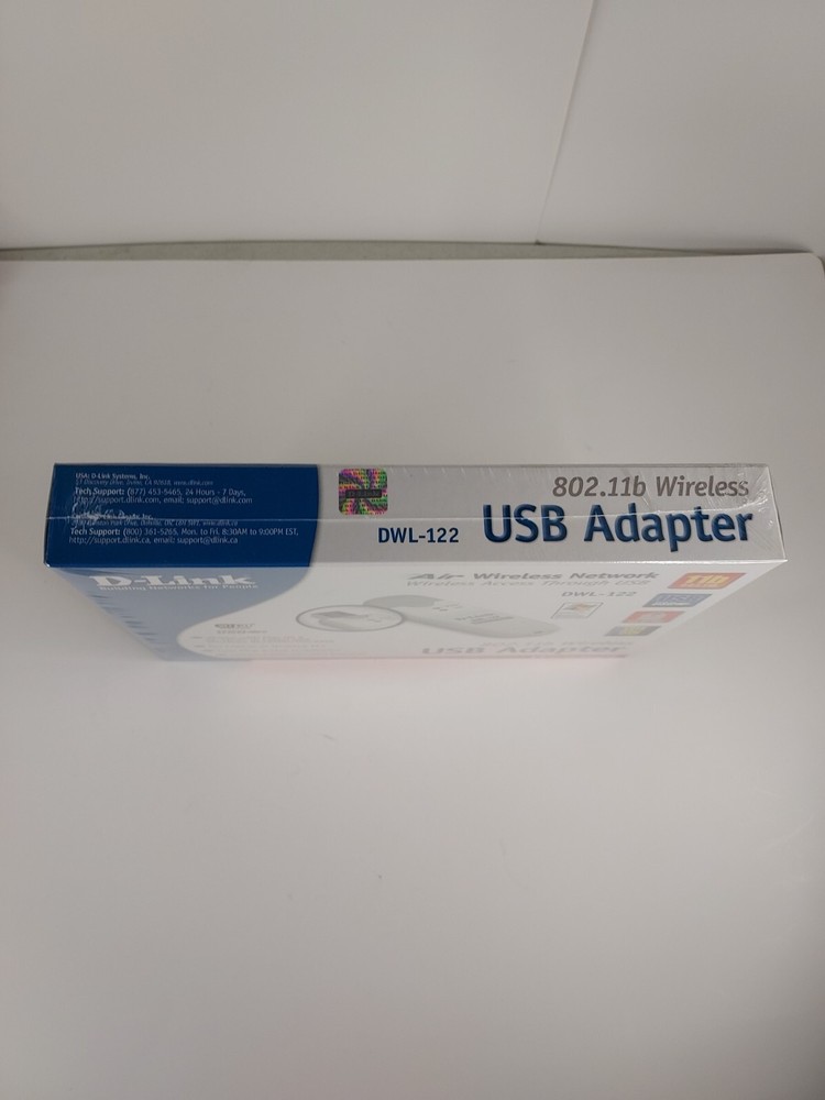 D-link Air Wireless Network- USB Adapter 802.11b DWL-122 New
