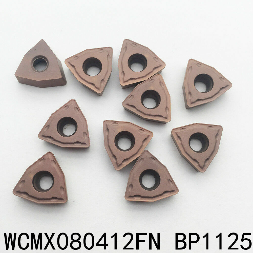 10pcs WCMX080412FN BP1125 carbide inserts cutting tool u drill inserts WCMX0804