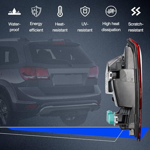 Brake Tail Light Compatible with Dodge Inner Taillight - Driver Left Side LH