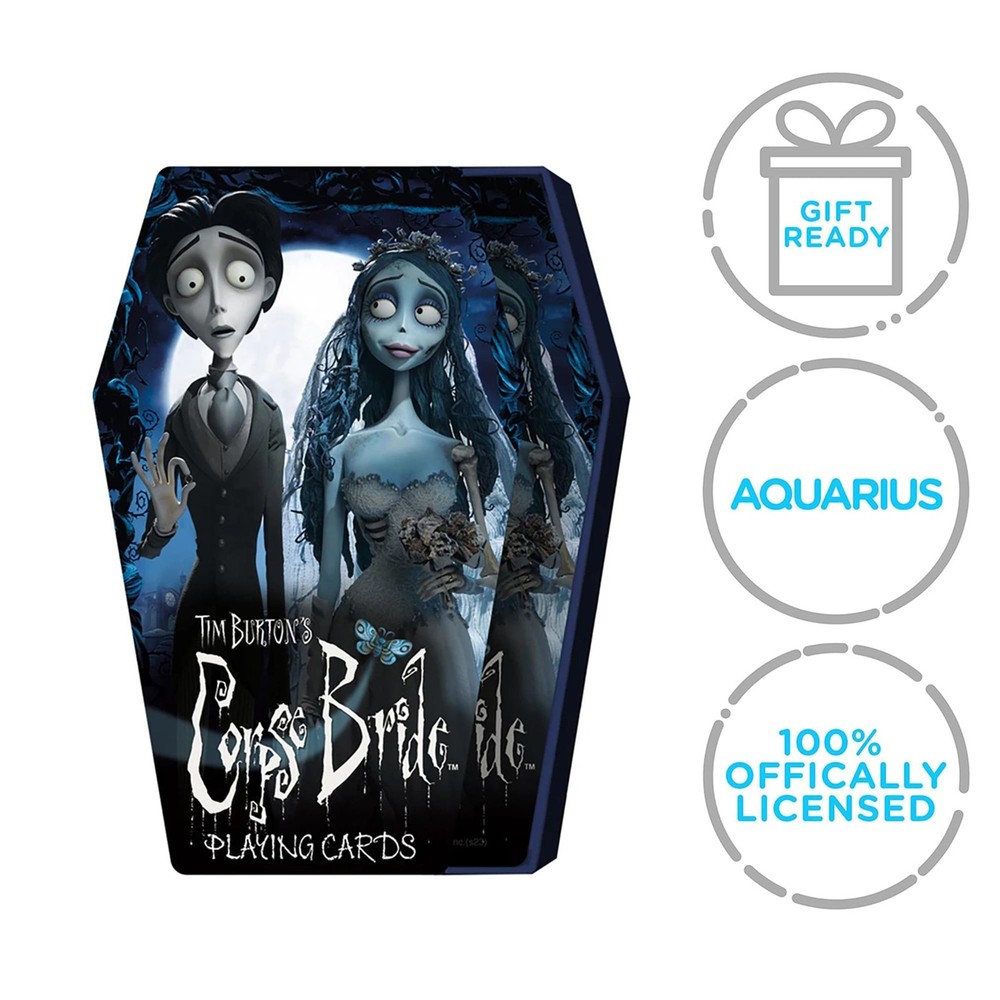 Tim Burton's Corpse Bride Coffin Shaped Playing Cards