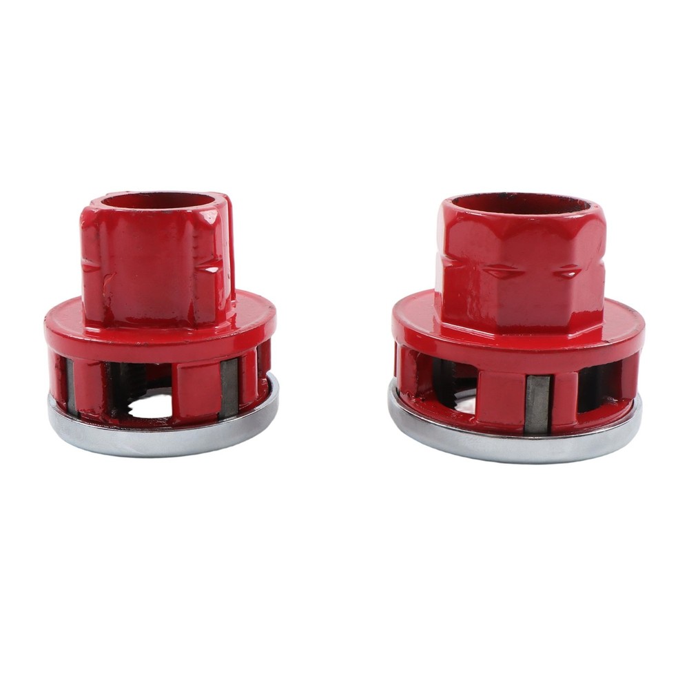 7 Size BSPT Pipe Threader 3/8" To 2" Dies Set W/ Handle Pipe Threader Threading