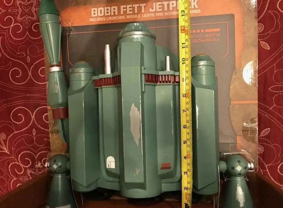 Star Wars Galaxy's Edge BOBA FETT Jetpack w/Launching Missile Lights & Sound