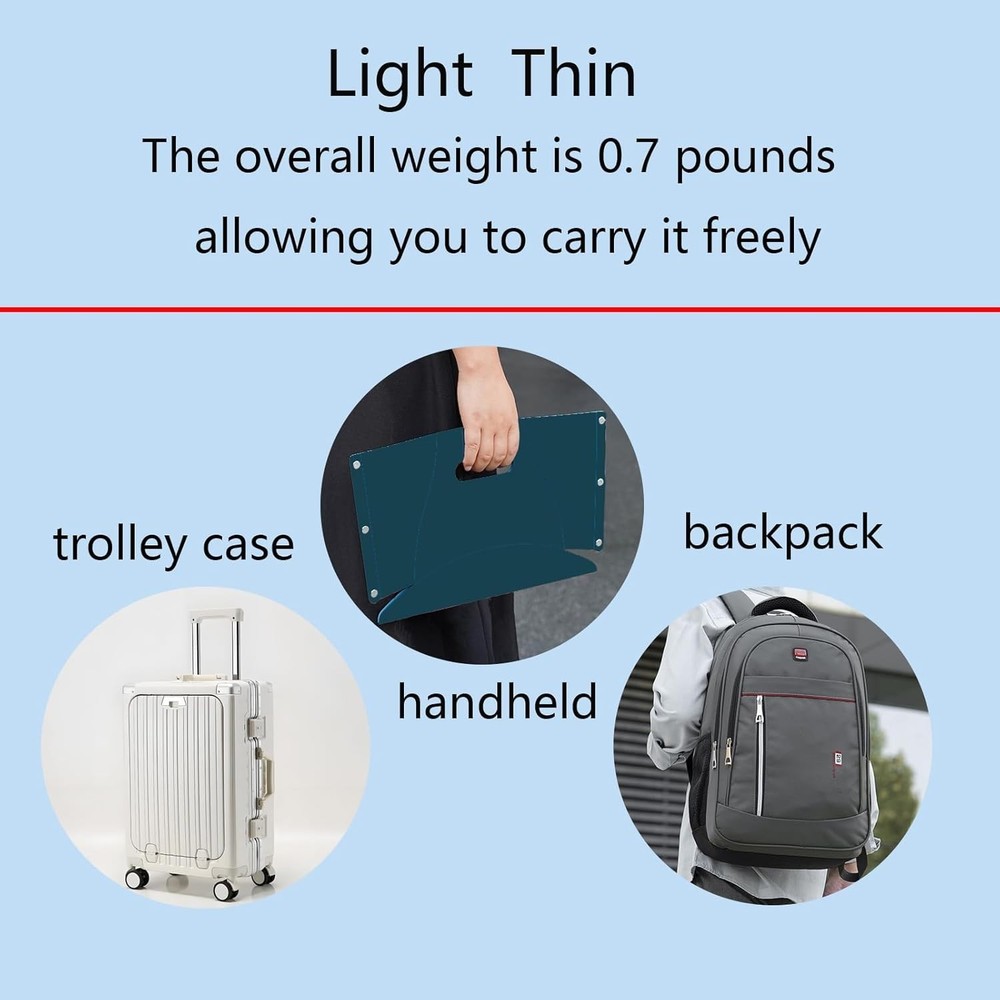 Versatile Folding Foot Rest for Planes & Trains - Lightweight & Supportive