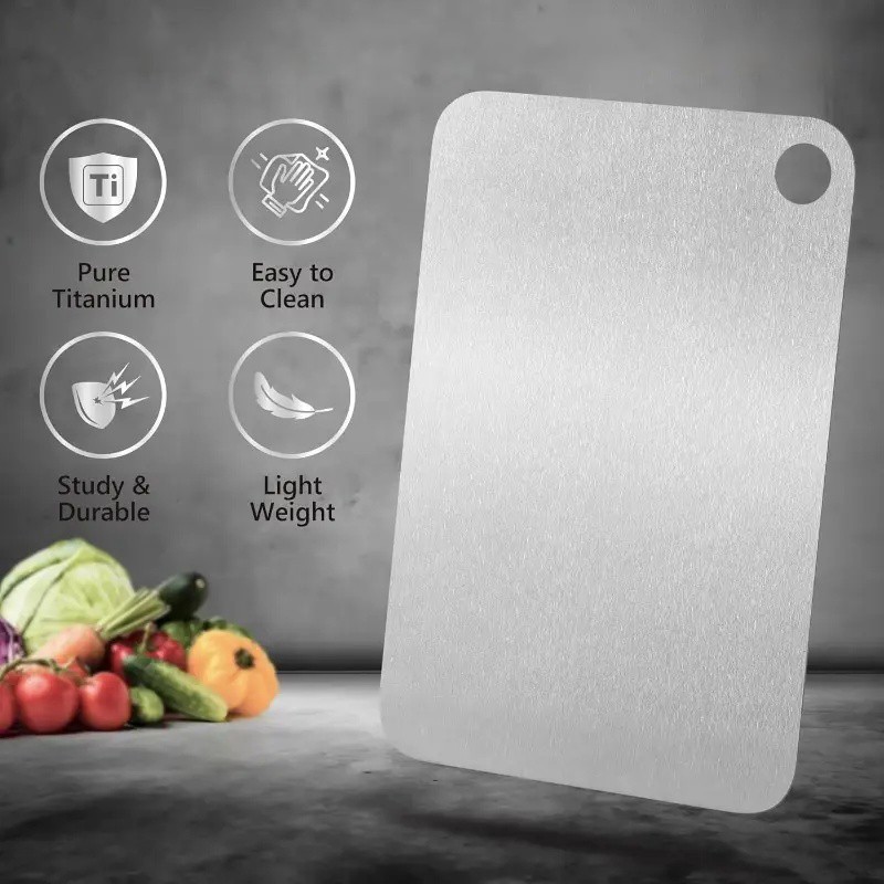 Titanium Cutting Board for Kitchen, Stainless Non Stick Chopping Board, Upgrade