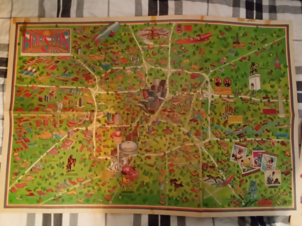 1978 Map Of Astroworld