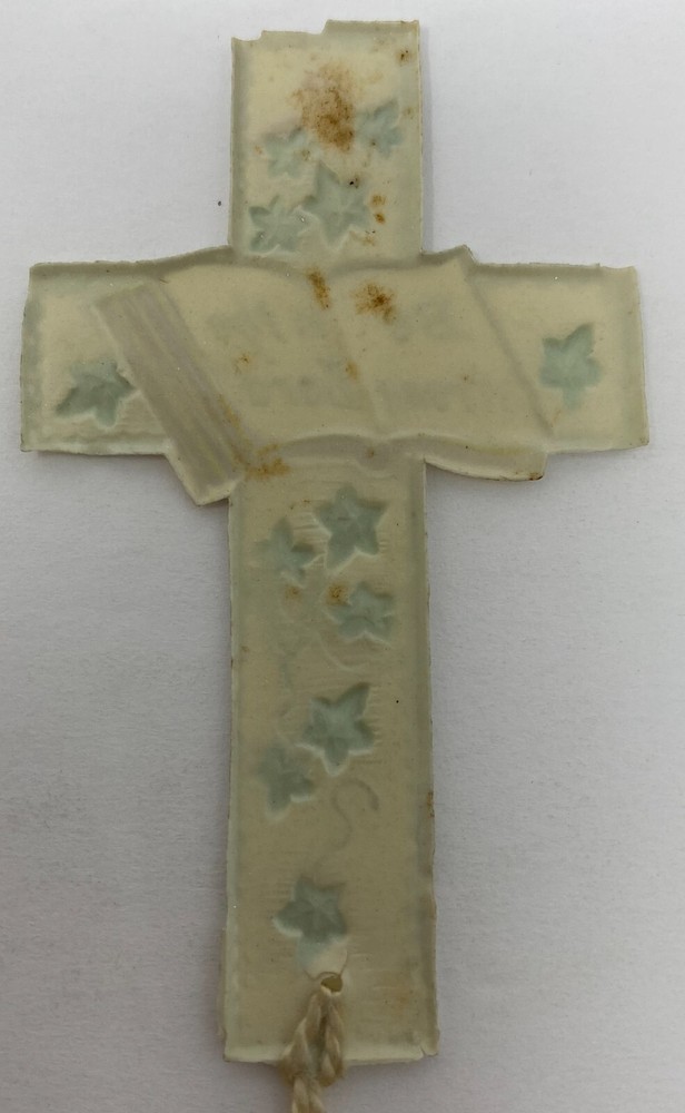 Be Strong In the Lord Thin Religious Plastic Cross With String