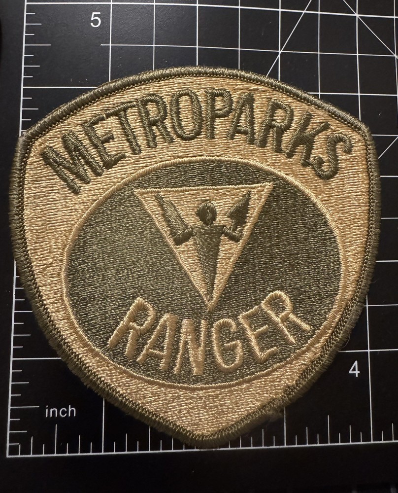 Metroparks Ranger (Michigan) Shoulder Patch from 1992