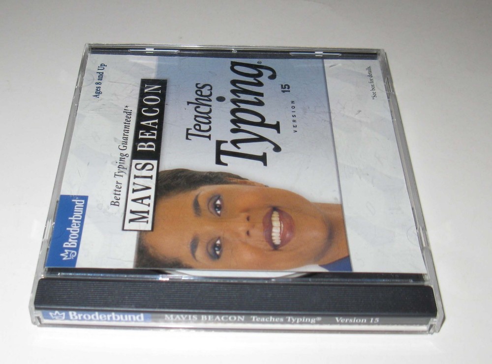 Mavis Beacon Teaches Typing Version 15 CD-ROM Windows ME XP Broderbund Software