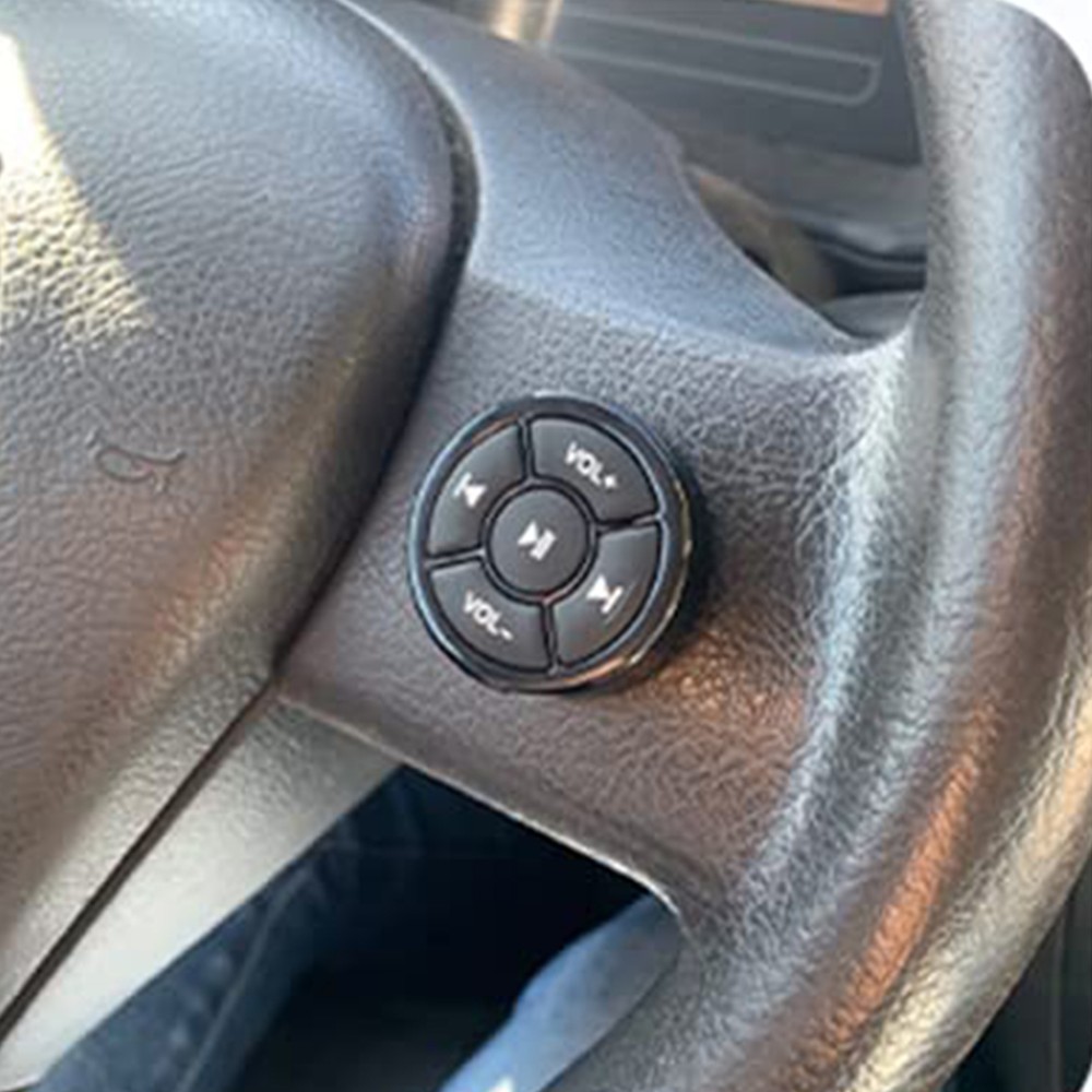 Car Wireless Steering Wheel Button Remote Control Media Button Radio Controller