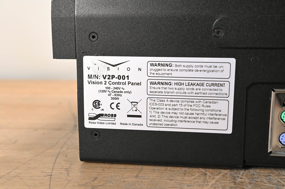 Ross V2P-001 Vision 2 Control Panel CG01HXH