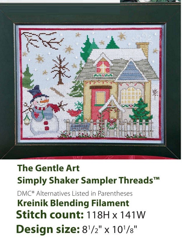 A WINTER WELCOME  CROSS STITCH PATTERN ONLY   YD  EREE