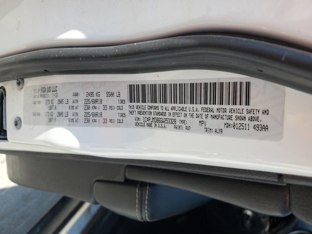 Used Blind Spot Detection System Warning Control Module fits: 2016 Jeep Cherokee