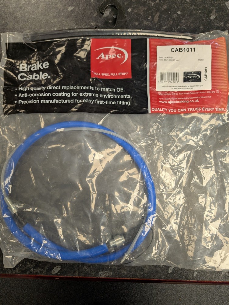 APEC CAB1011 BRAKE CABLE