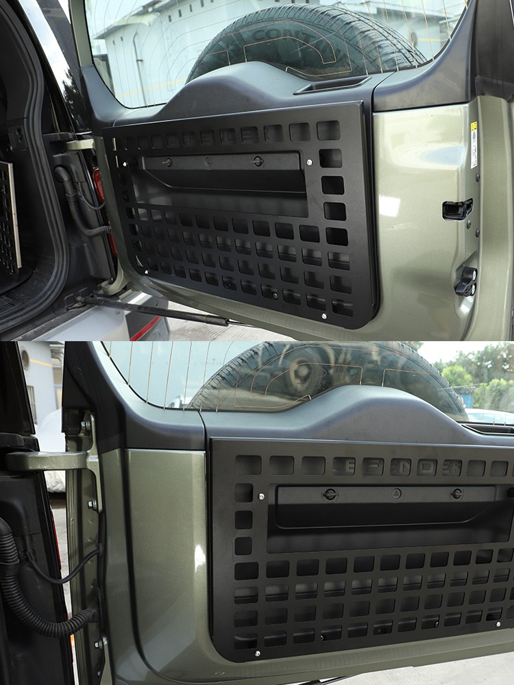 Rear Door Tailgate Table Storage Shelf Molle Panel For LR Defender L316 20+