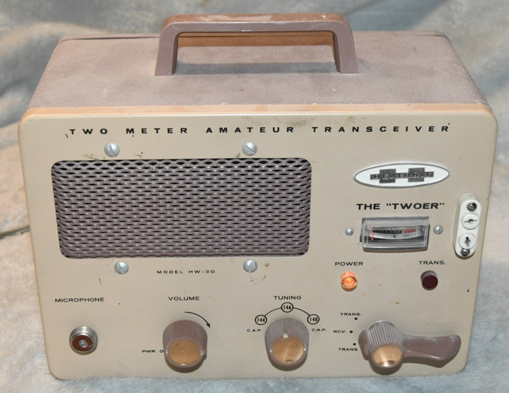 Heathkit HW-30 "Twoer" Benton Harbor Lunchbox 2 Meter AM Transceiver