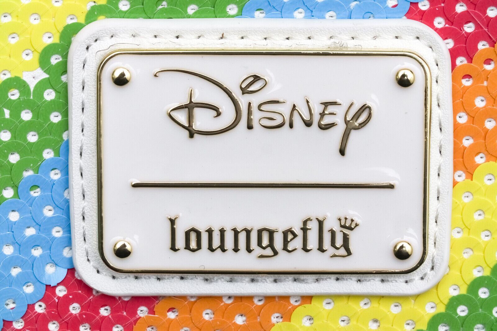Loungefly Disney Mini Sequin Pride Rainbow Ziparound Wallet Coin Purse