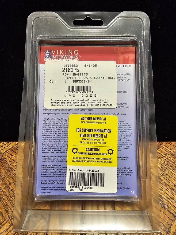 Viking 64 MB CompactFlash Memory Card - VGC (CF64M)