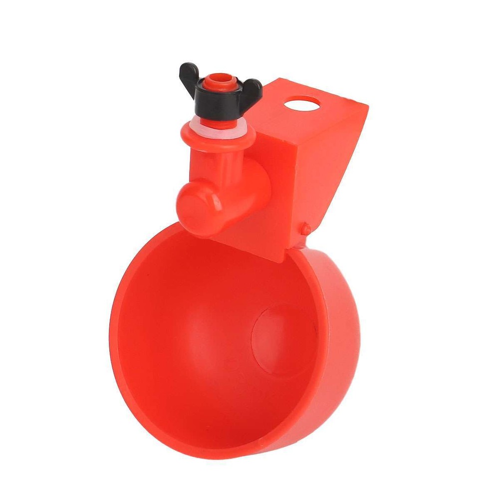 6Pcs Automatic Water Cups Poultry Drinker Waterer Chicken Duck Quail Drinking US