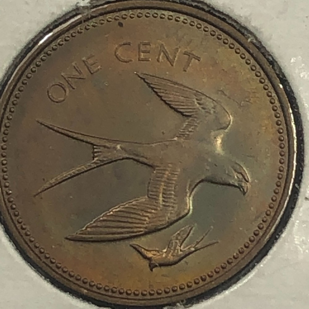 1974 Belize One Cent Foreign Coin #2126