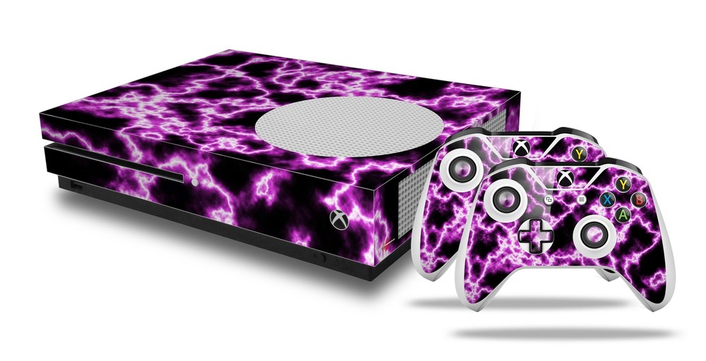 Skin XBOX One S Console Controller Electrify Hot Pink