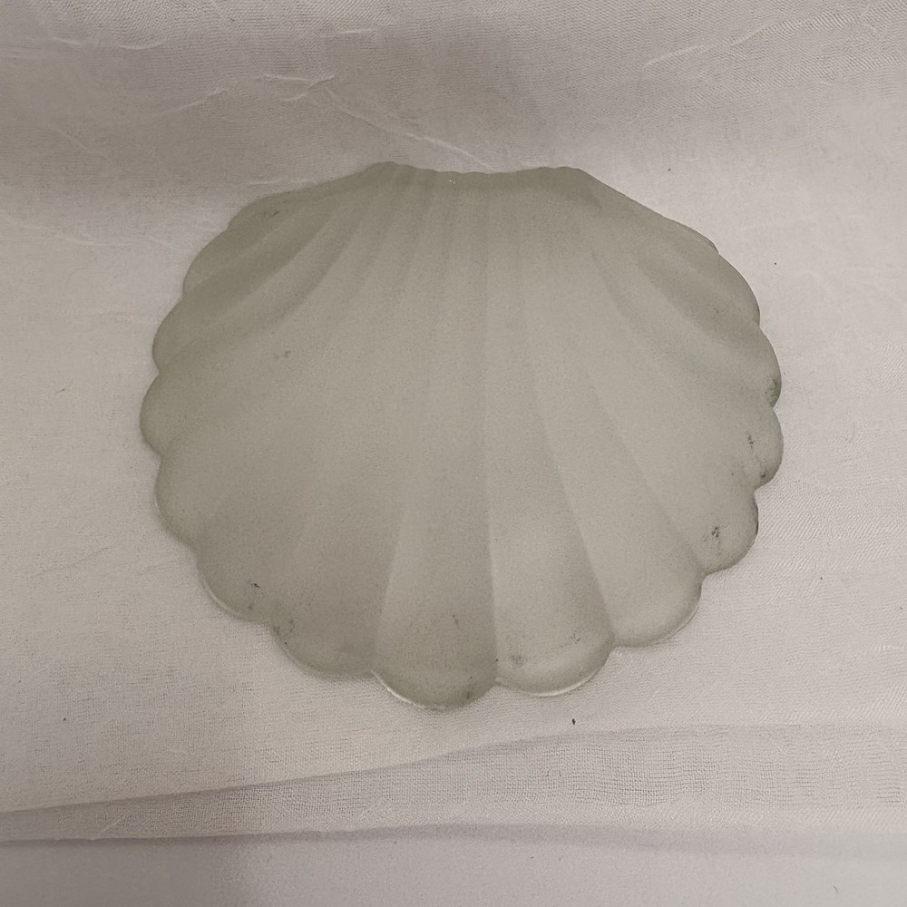 Vintage Silverplate Shell Butter Dish With Glass Insert