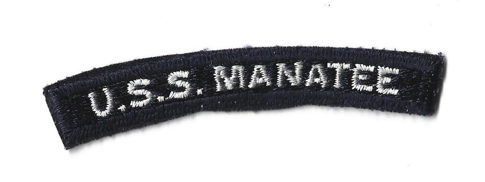 Vintage  Navy USS MANATEE  Shoulder Patch