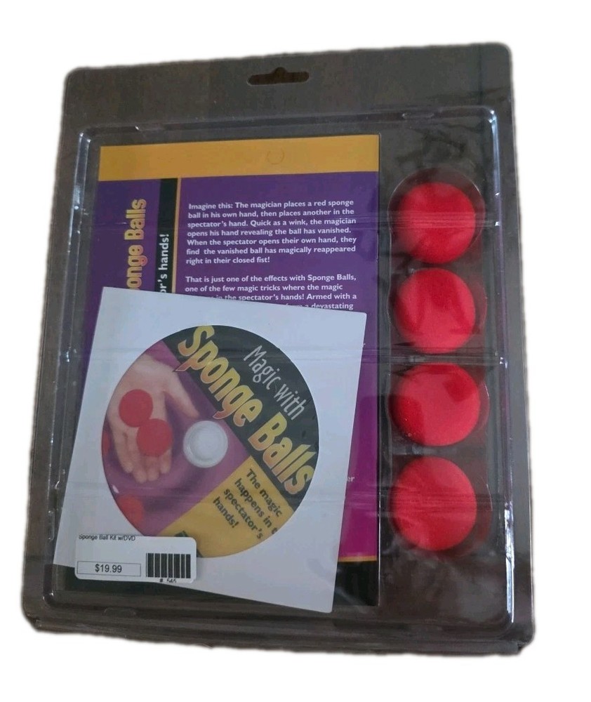 TrickMaster Sponge Balls Magic Trick Starter Kit With DVD