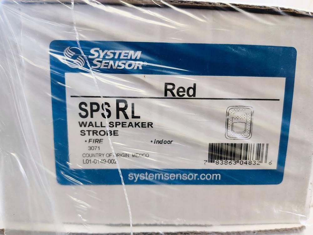HONEYWELL WALL SPEAKER STROBE SPSRL 6 PACK SEALED