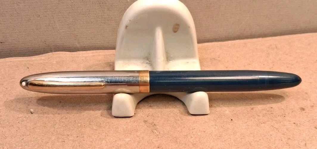 VTG SHEAFFER WHITE DOT VACUUM FILL FOUNTAIN PEN GOLD 14K NIB
