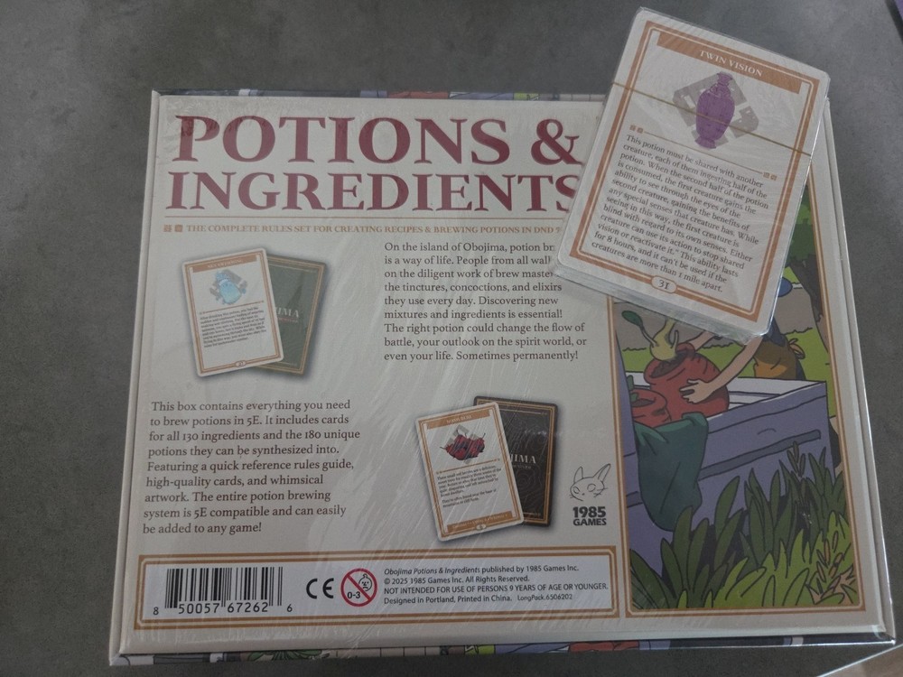 Complete Potions Dnd Obojima