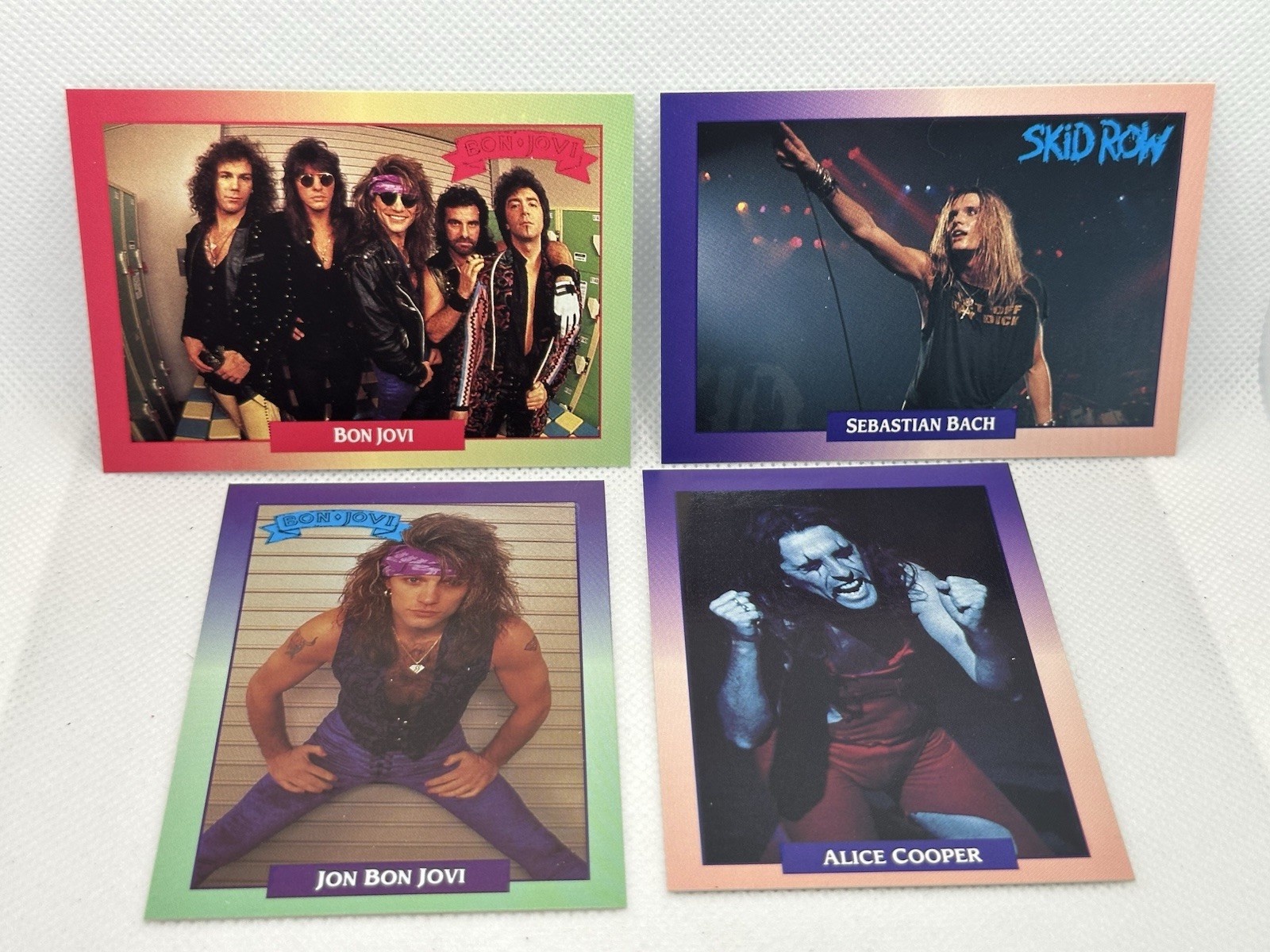 1991 BROCKUM ROCK CARDS Complete Base Set 1-288 PACK FRESH Bon Jovi Motley Crue+