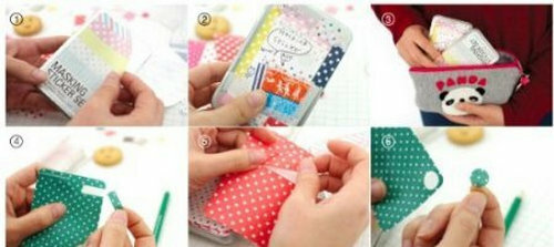 Wrapables Decorative Patterns Masking Sticker Set, Basic