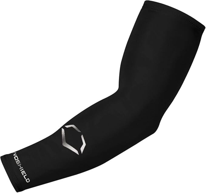 Evoshield Baseball & Softball Compression Arm Sleeve - S/M Size - BLACK Color