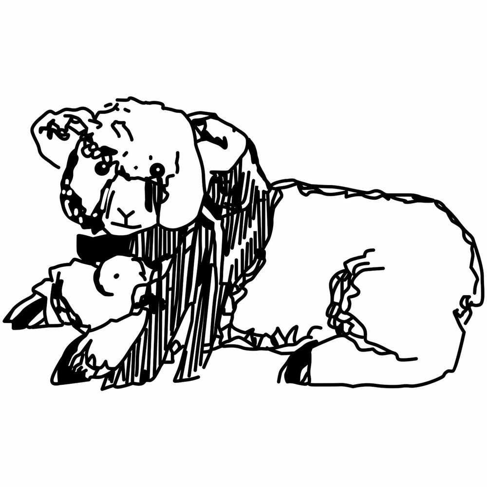 Lamb Craft Stamp