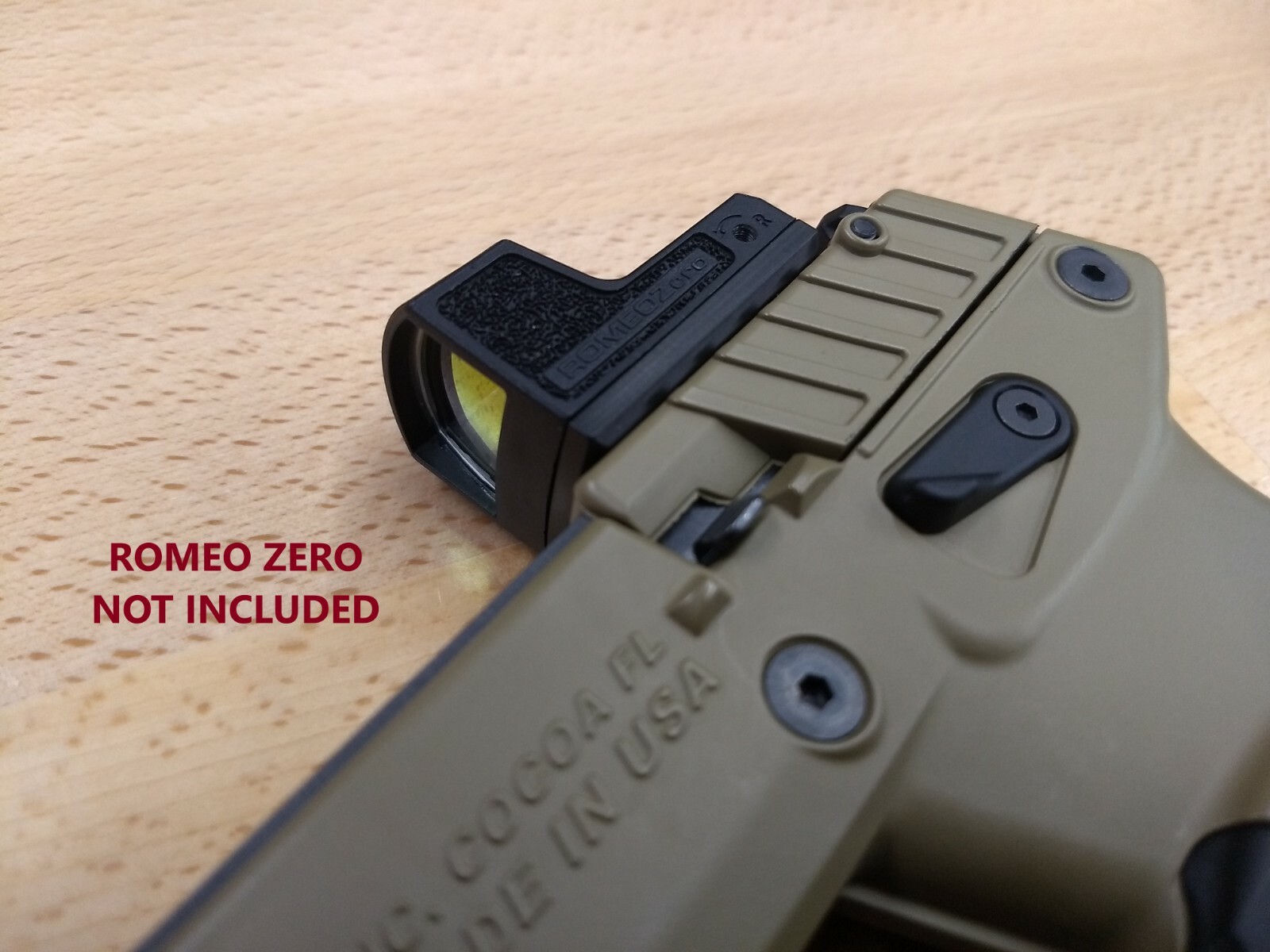 SIG ROMEO ZERO RED DOT SIGHT MOUNT FOR KEL-TEC P17 MADE IN USA