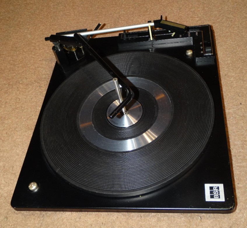 BSR 3 Speed Fully Automatic Multi-Play Record Changer Chassis Works Gr8 Read des