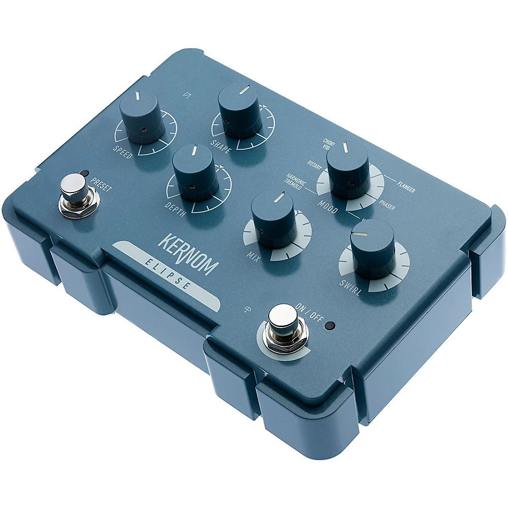 Kernom Pedals Elipse Modulation Effects Pedal Teal