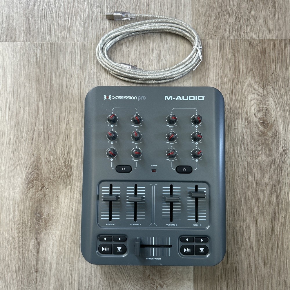 M-Audio XSession Pro Torq Mix Lab MIDI DJ & Mix Controller w/ USB Cable