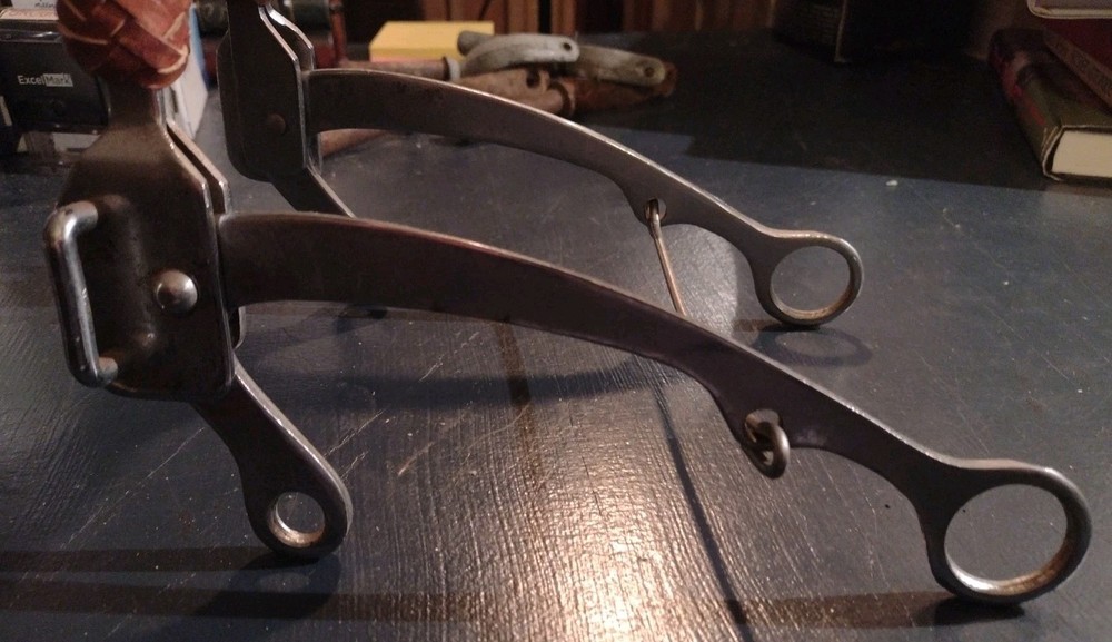 Hackamore Bit with a Braided Noseband