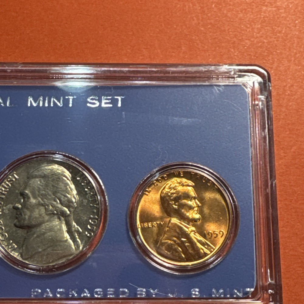 1959 P US Mint Coin Set 90% Silver