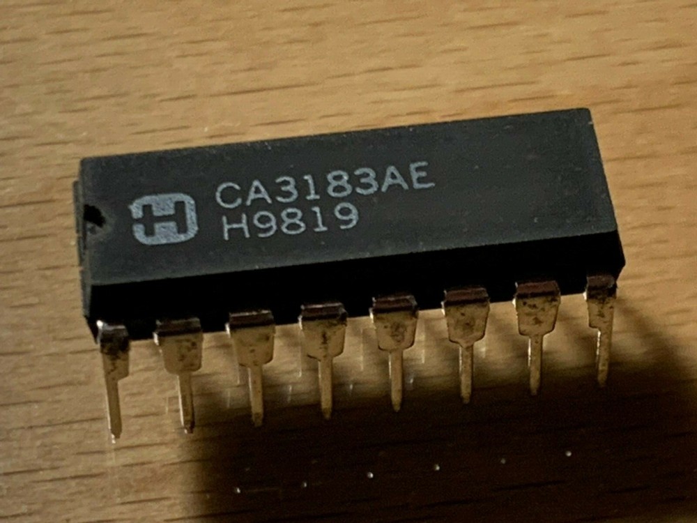 HARRIS IC - CA3183AE , Bipolar Junction Transistor, Array, Independent, DIP-16.