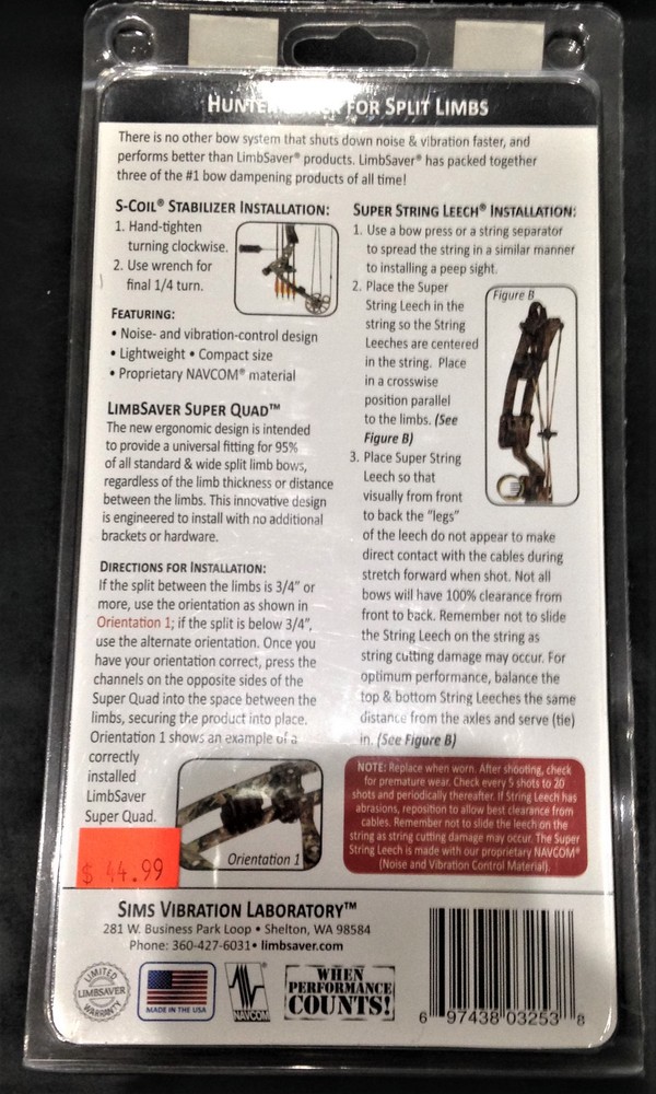 LimbSaver - LimbSaver Hunter's Pack Split Limbs