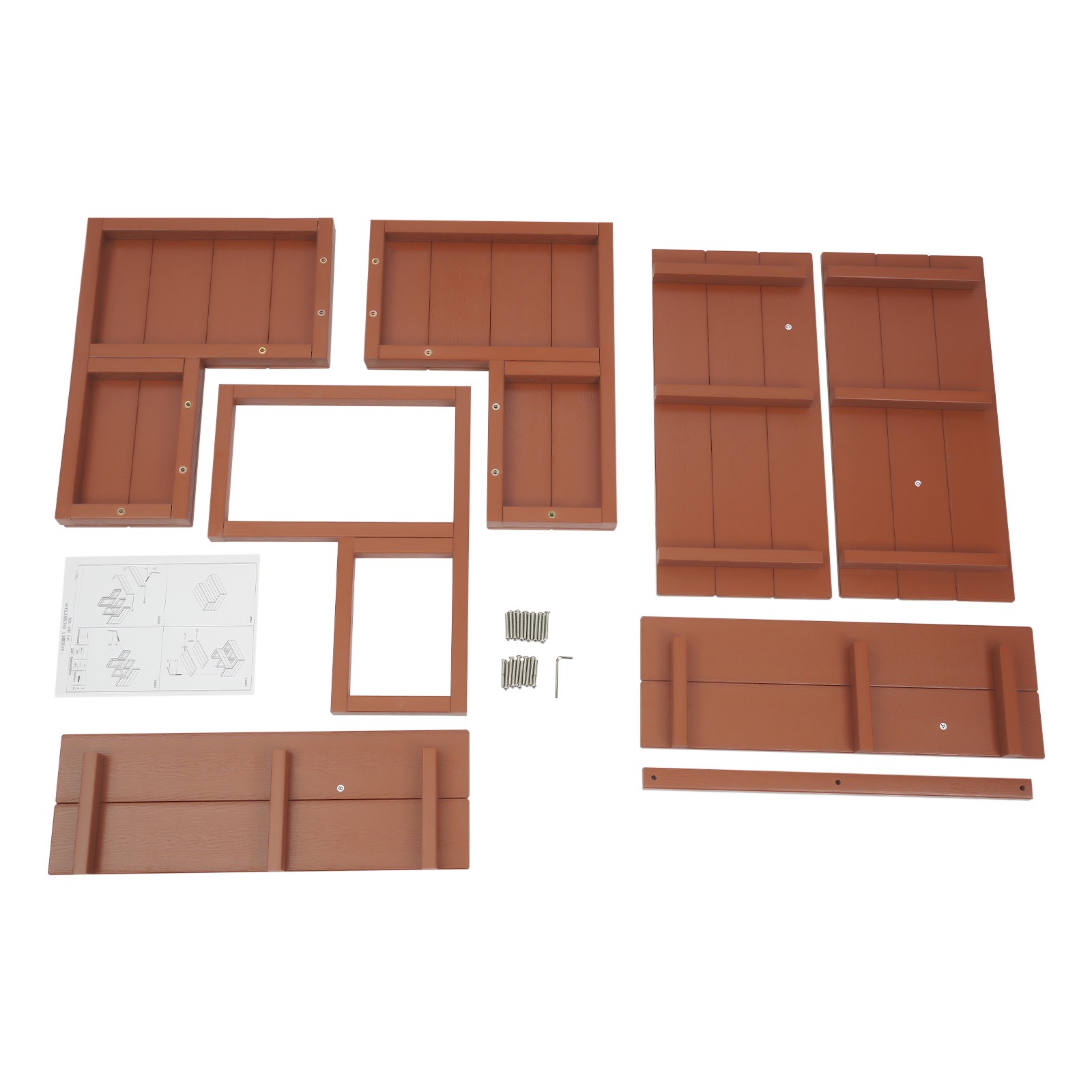 2-Step Hot Tub Step Bathtub Steps, Spa Steps, Hot Tub Stairs Reddish Brown