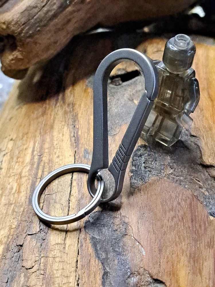 EDC Titanium Carabiner Keychain