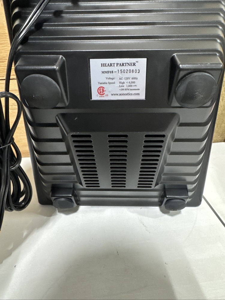 Sonostics Heart Partner for Blood Flow Stimulation Machine (See Desc.) E5