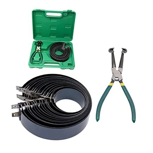 Auto Engine Piston Ring Compressor Tool Set with 2Pcs Pliers and 14 Bands (62